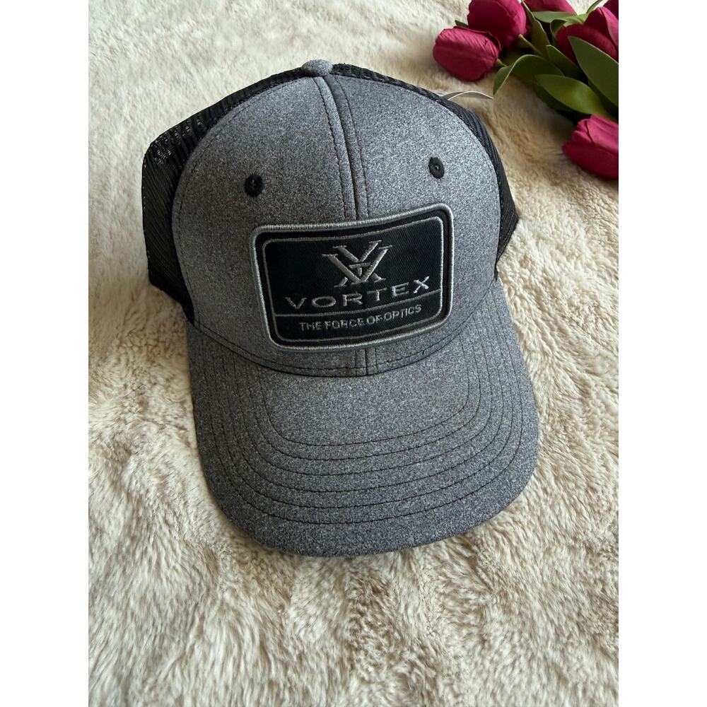 Vortex Gray Black Snapback Baseball cap NWT